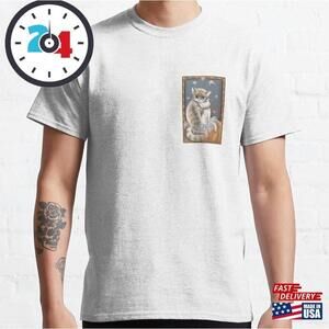 A Feline Happy Valentine For Romantic Cat Lovers Classic T-Shirt